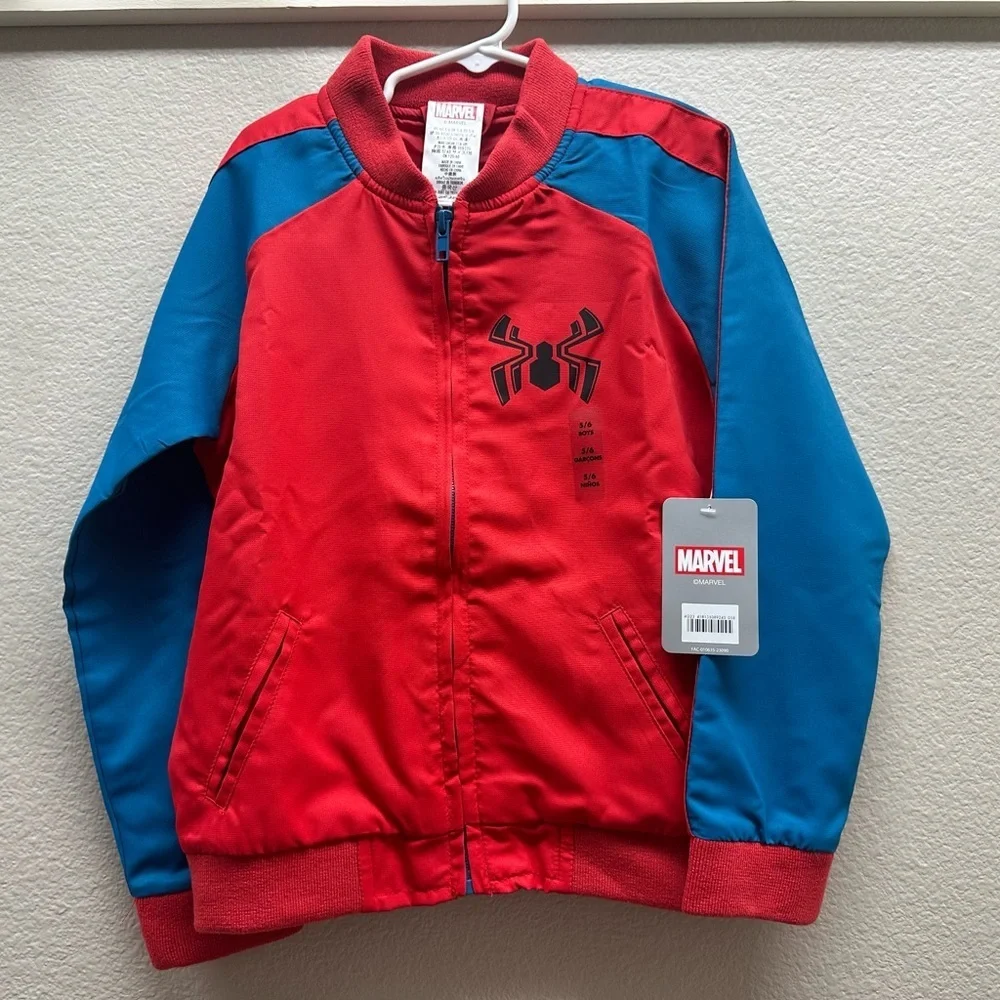 New Disney Spider Man Jacket/Sweater-Size 5/6